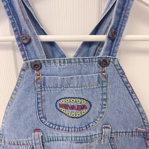 Baby Toddler Vintage Nevada Overalls 18-24 months - Picture 5 of 7